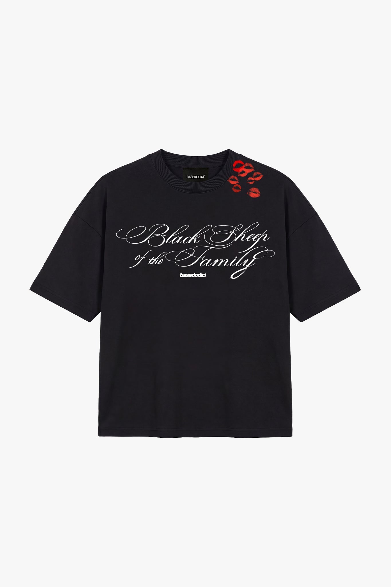 T-Shirt "FOR DREAMERS" Kiss Black - BASEDODICI®