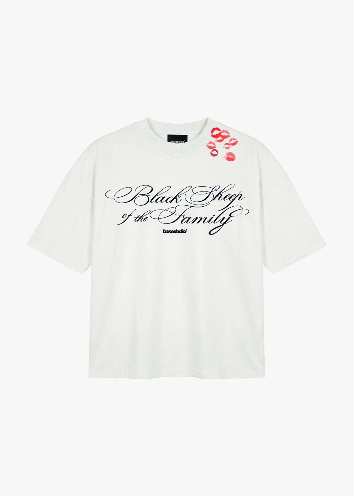 T-Shirt "FOR DREAMERS" Kiss White - BASEDODICI®