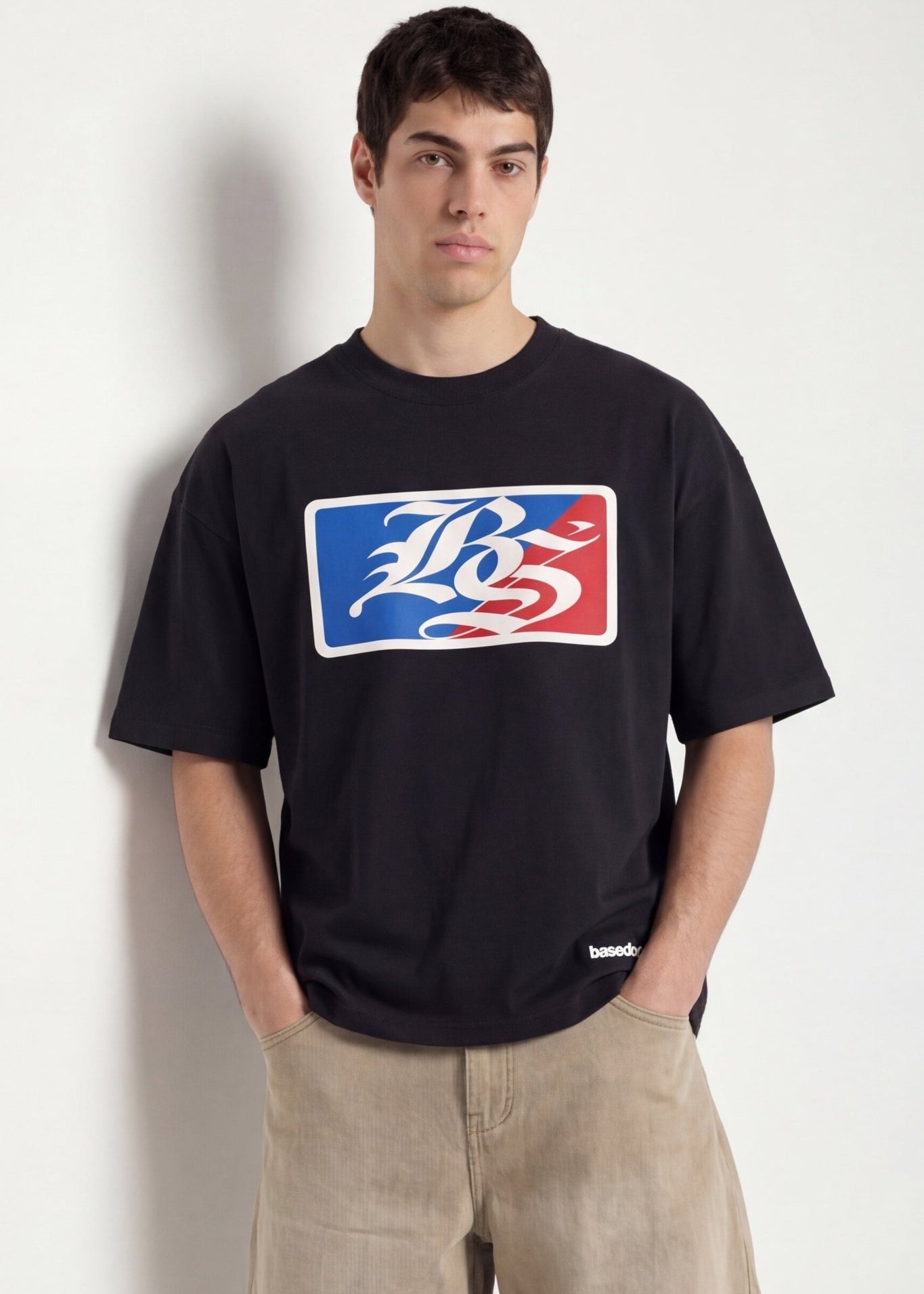 T-Shirt "FOR DREAMERS" League Black - BASEDODICI®