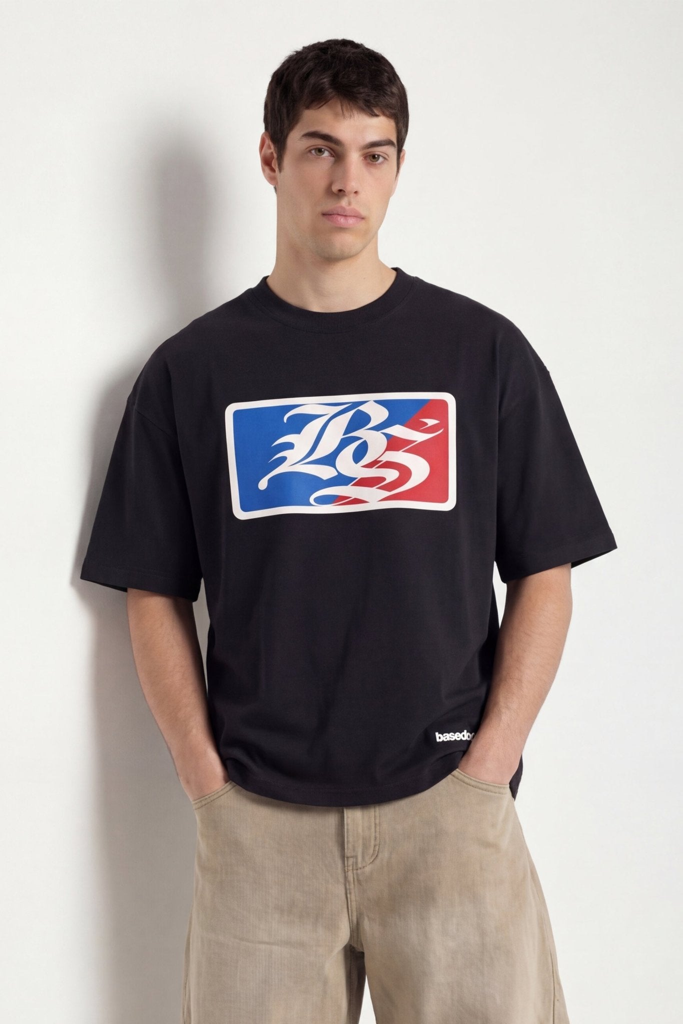 T-Shirt "FOR DREAMERS" League Black - BASEDODICI®