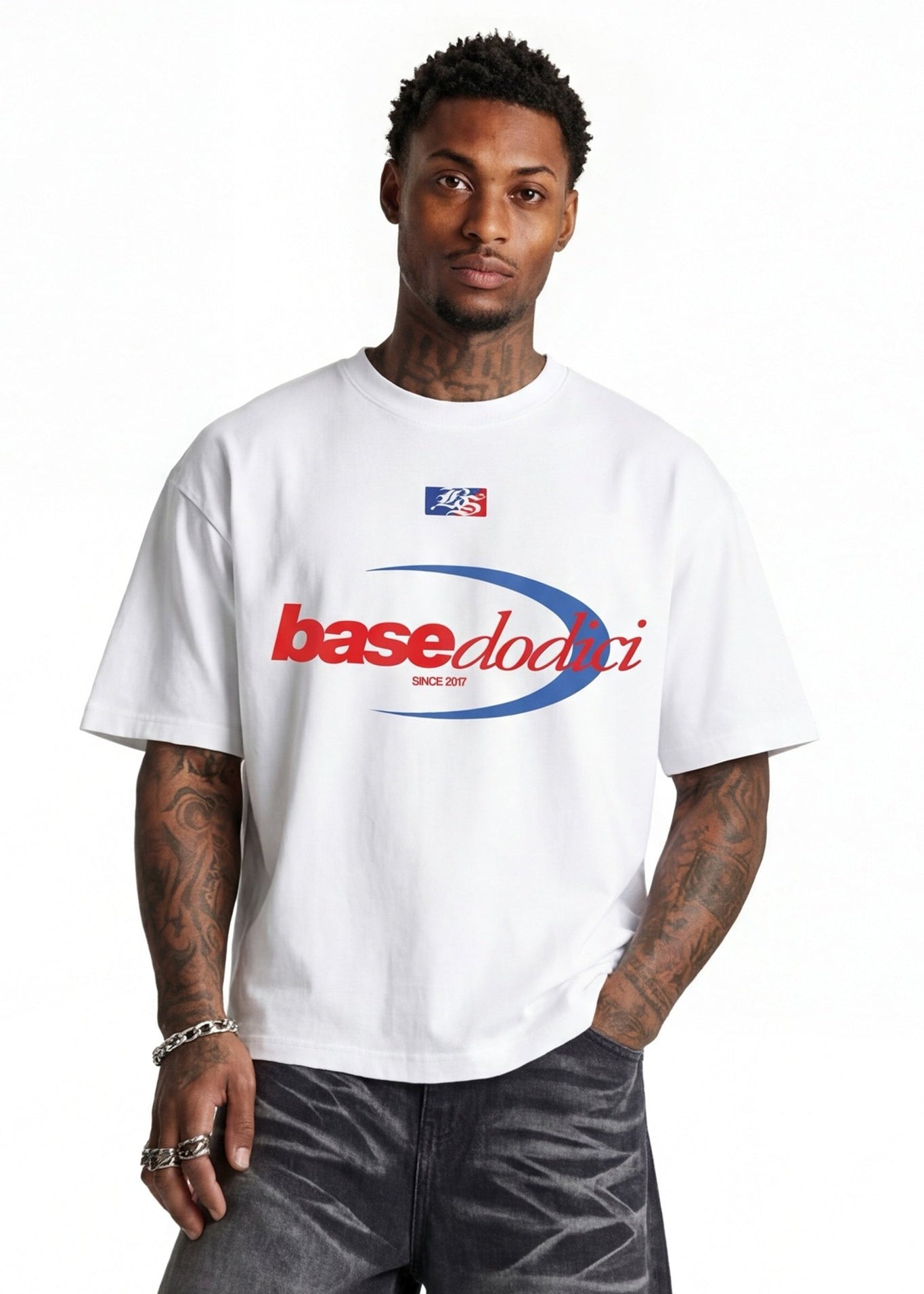 T-Shirt "FOR DREAMERS" Logo White - BASEDODICI®