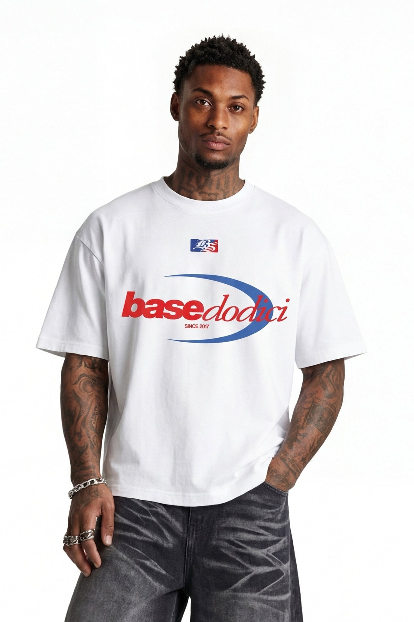 T-Shirt "FOR DREAMERS" Logo White - BASEDODICI®