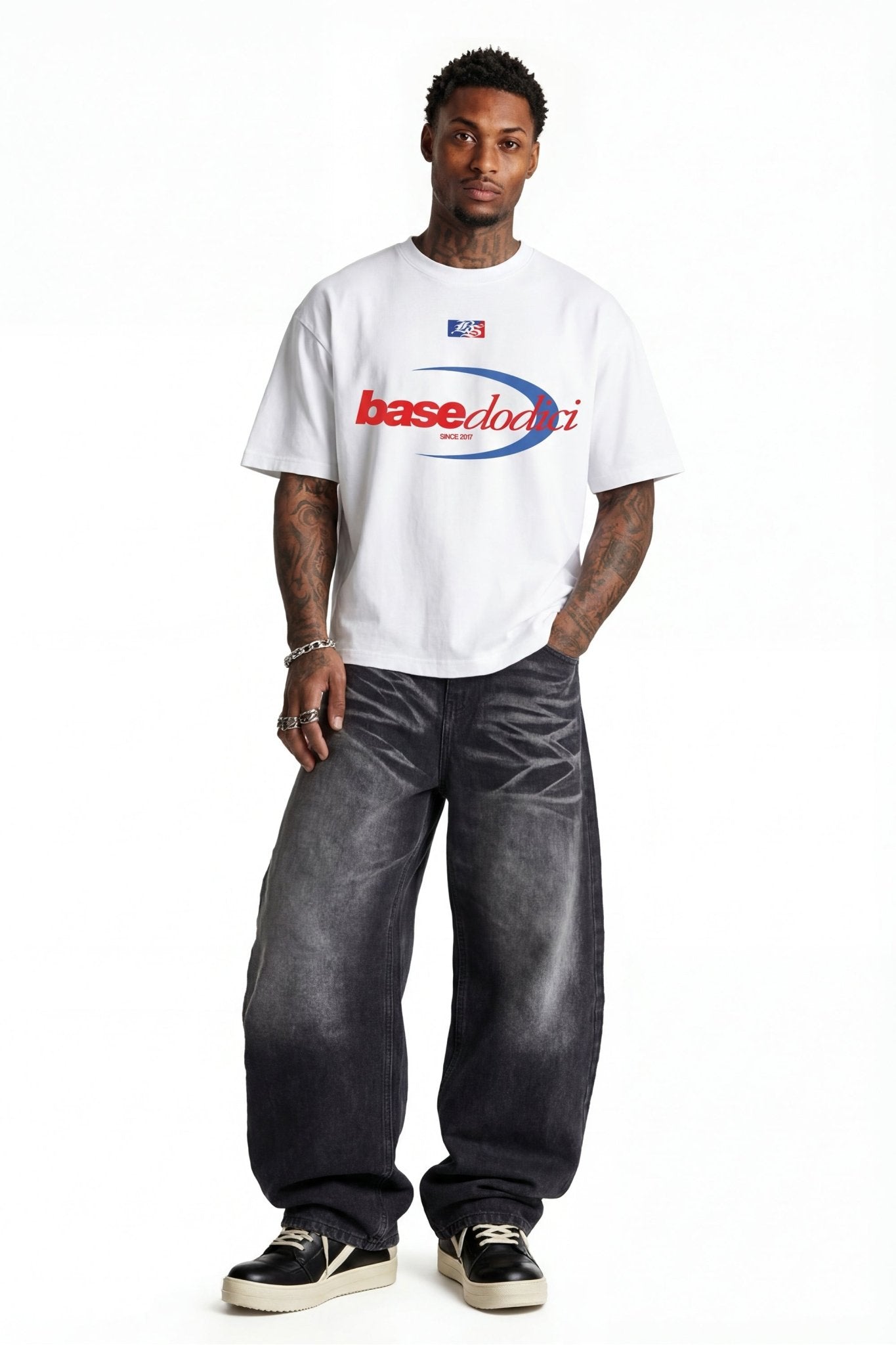T-Shirt "FOR DREAMERS" Logo White - BASEDODICI®