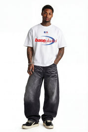 T-Shirt "FOR DREAMERS" Logo White - BASEDODICI®