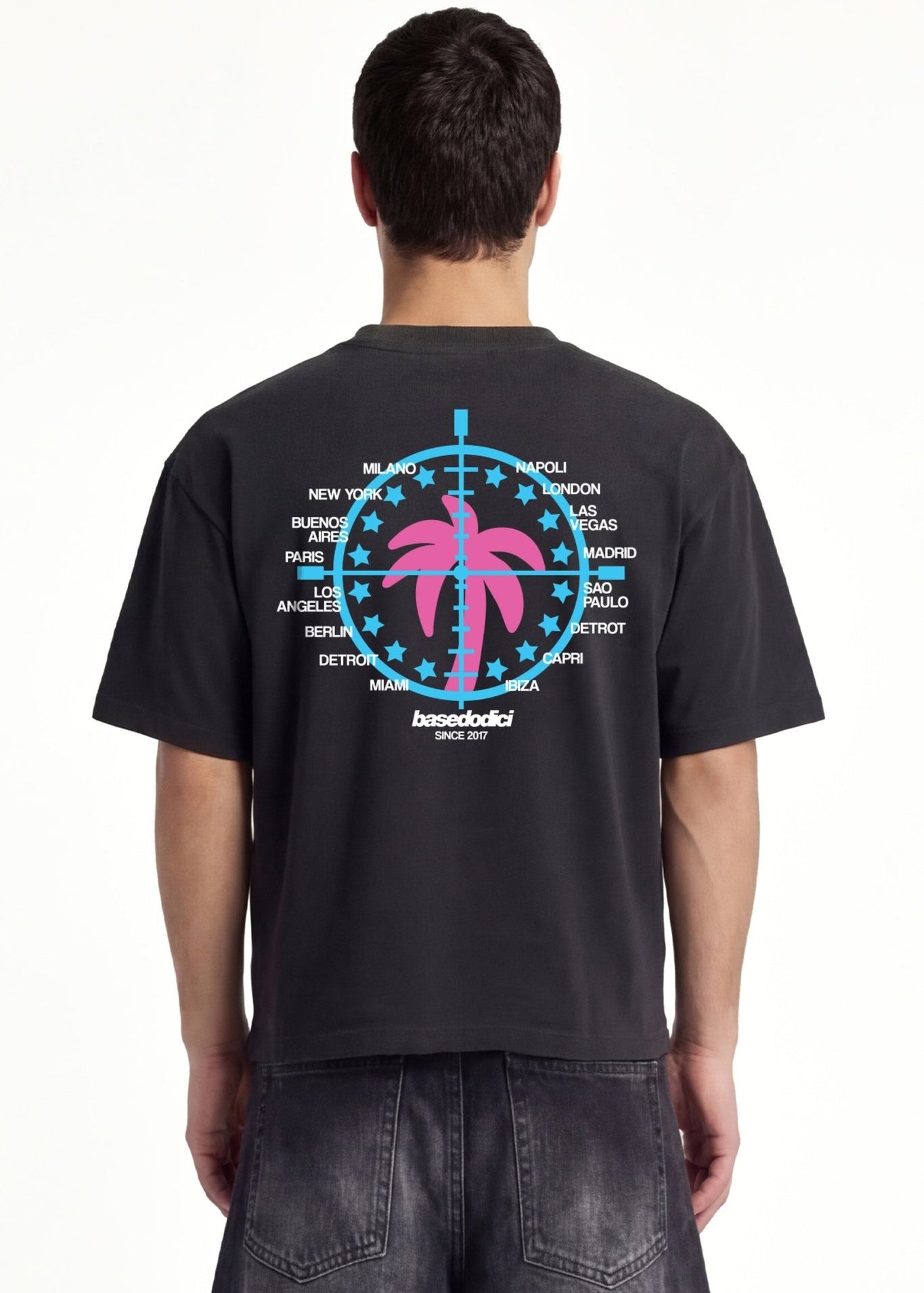 T-Shirt "FOR DREAMERS" Tour Black - BASEDODICI®