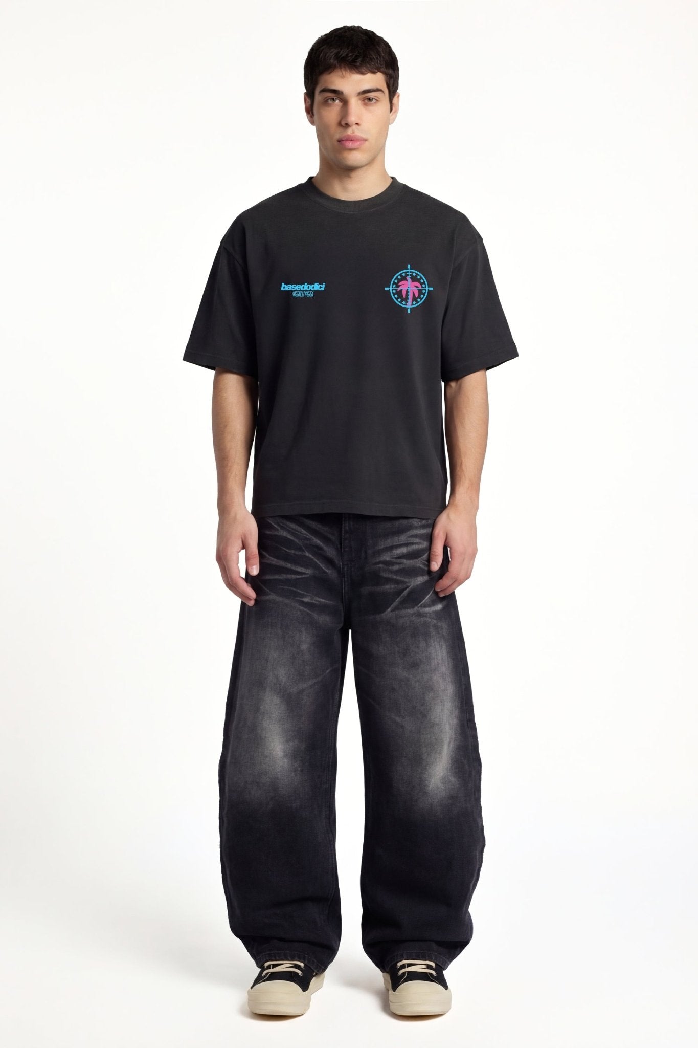 T-Shirt "FOR DREAMERS" Tour Black - BASEDODICI®