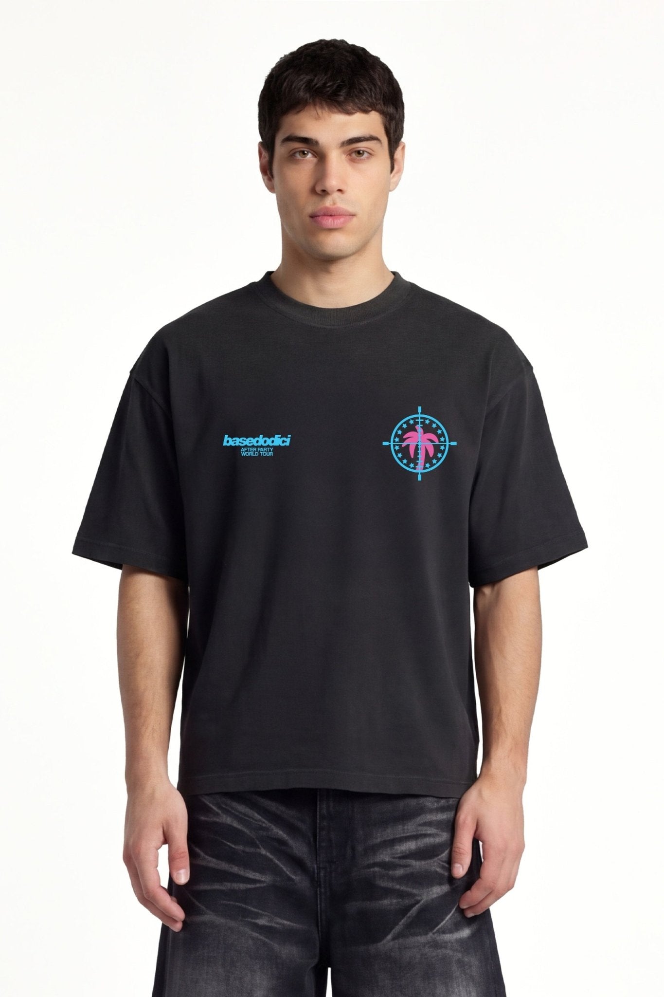 T-Shirt "FOR DREAMERS" Tour Black - BASEDODICI®