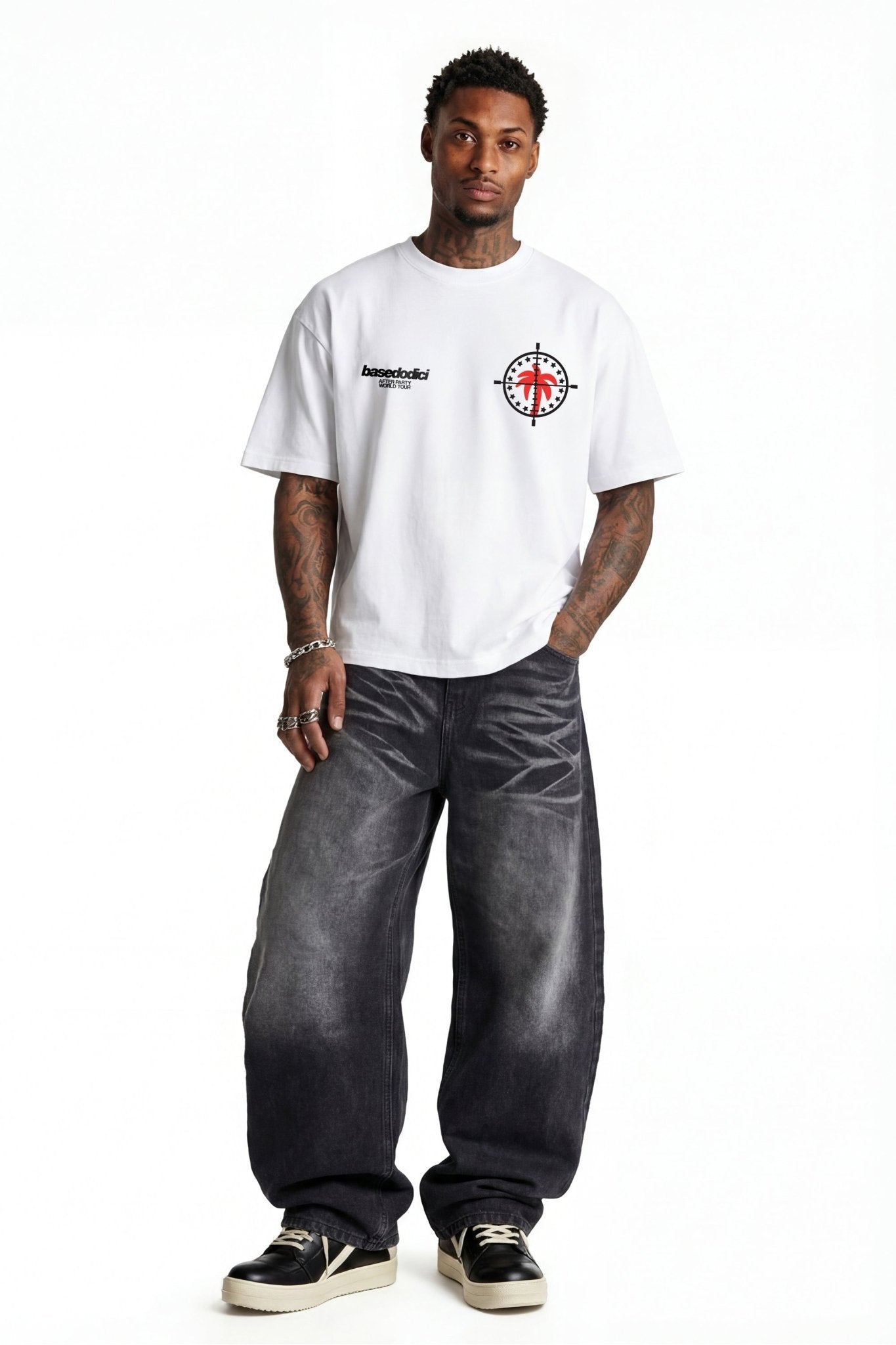 T-Shirt "FOR DREAMERS" Tour White - BASEDODICI®