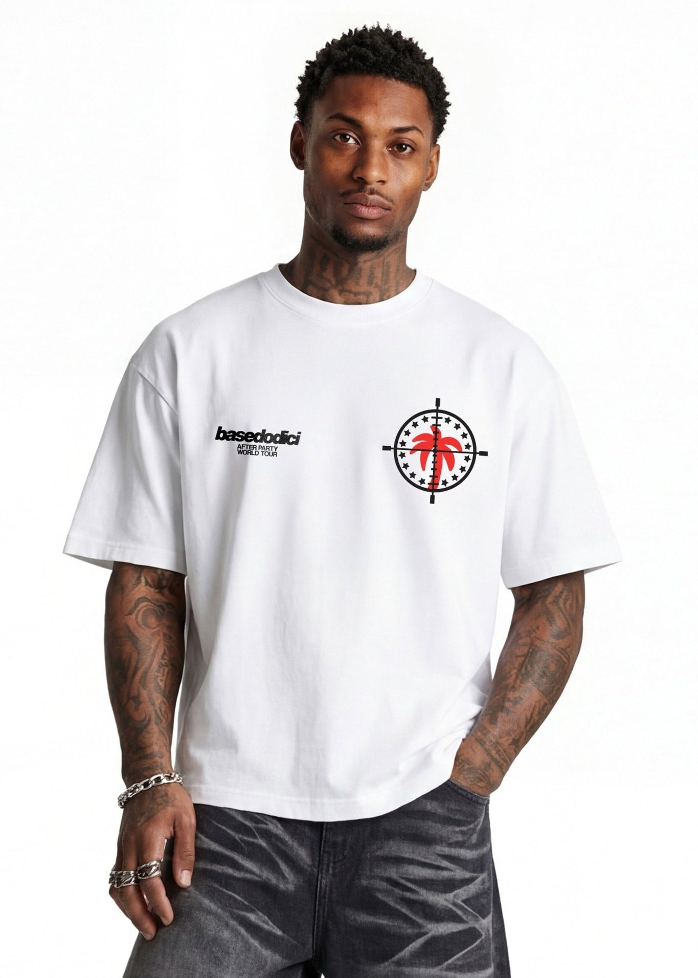 T-Shirt "FOR DREAMERS" Tour White - BASEDODICI®