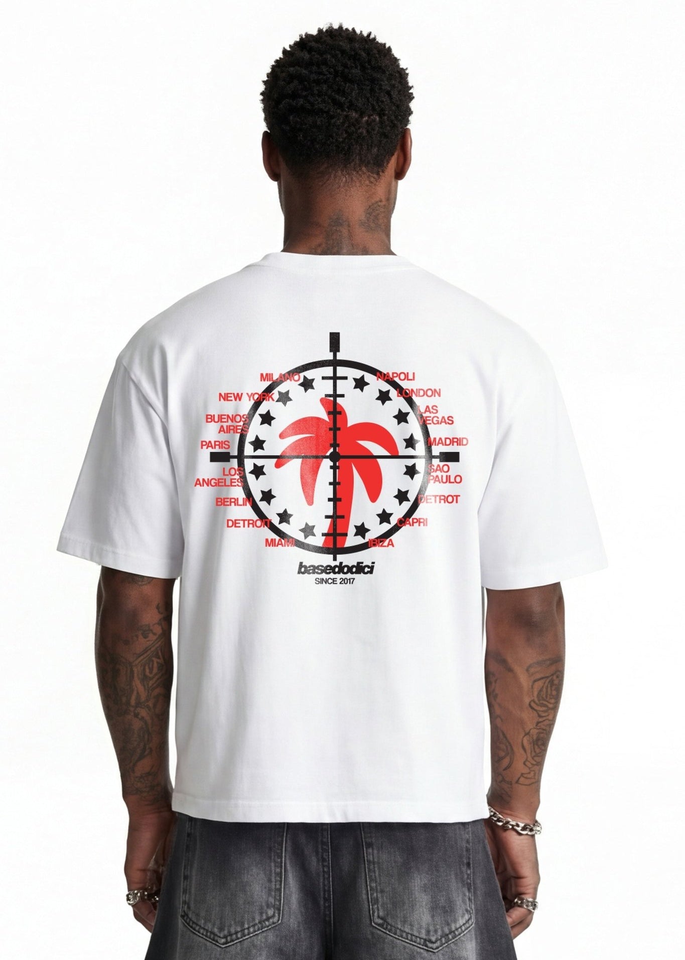 T-Shirt "FOR DREAMERS" Tour White - BASEDODICI®