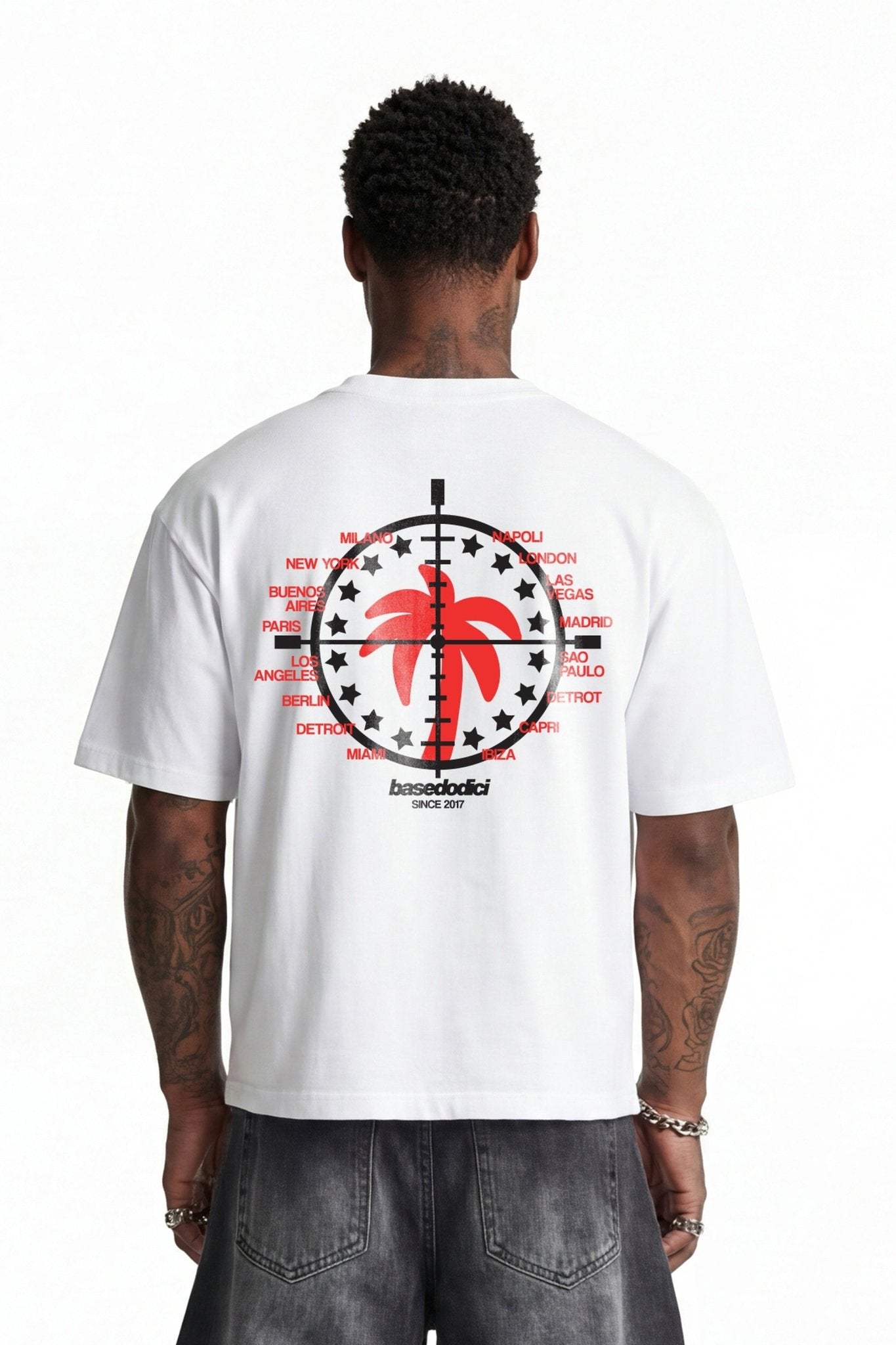 T-Shirt "FOR DREAMERS" Tour White - BASEDODICI®