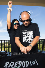 T-Shirt "IBIZA" Afterparty Black - BASEDODICI®