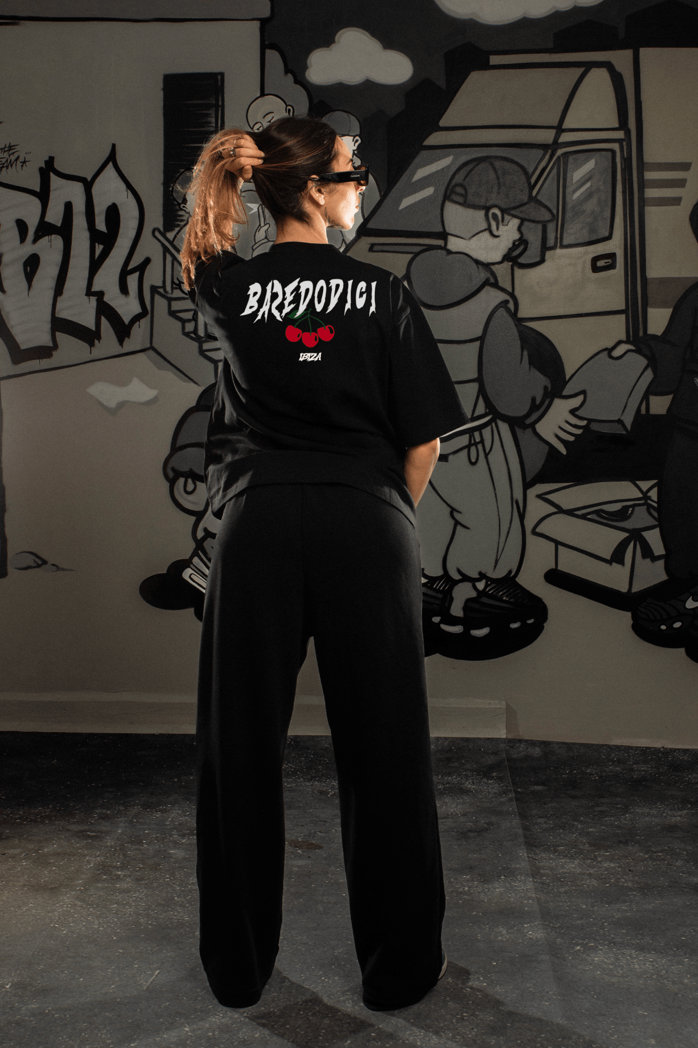 T-Shirt “IBIZA" Black - BASEDODICI®
