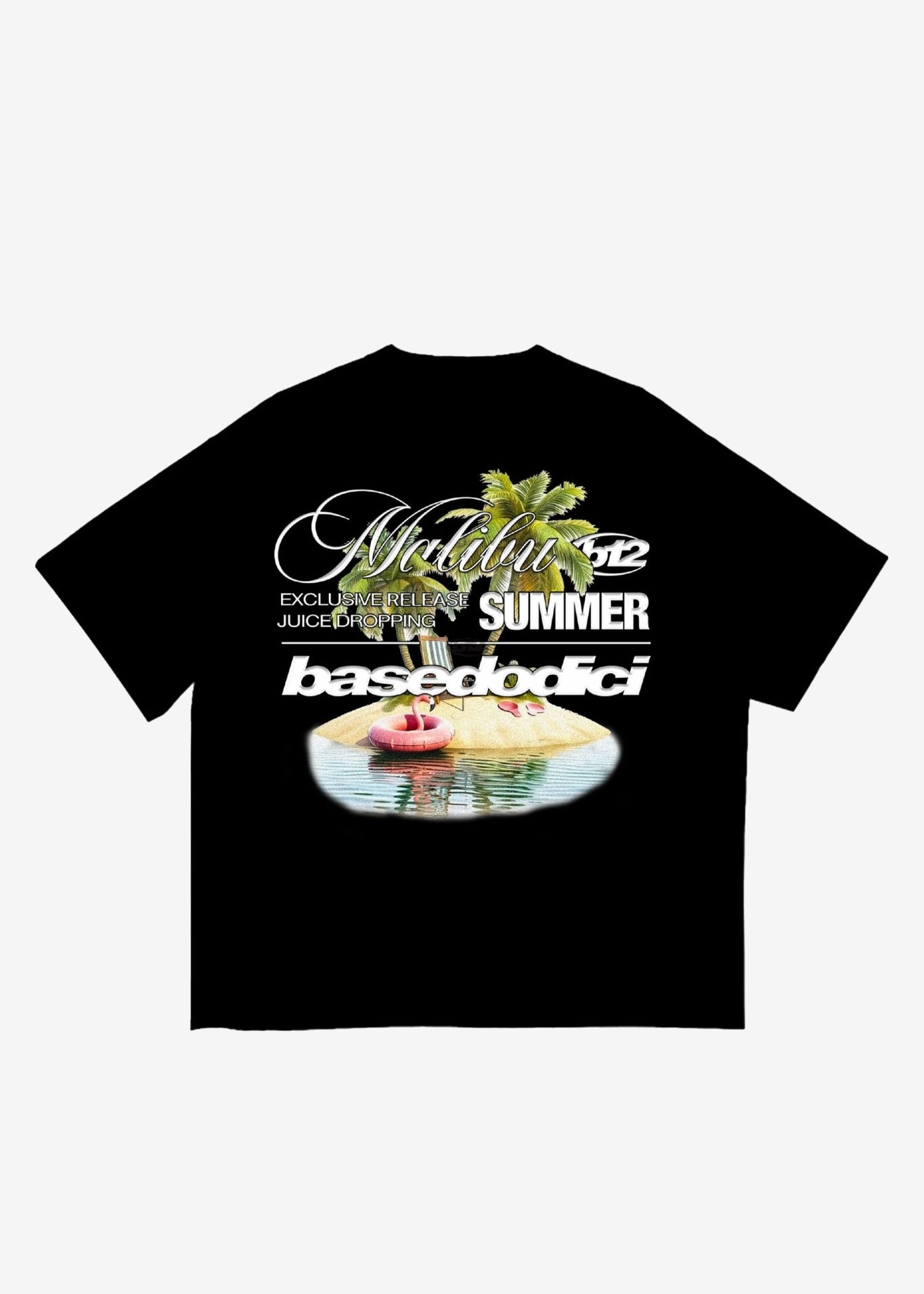 T-Shirt "IBIZA" Island Black - BASEDODICI®