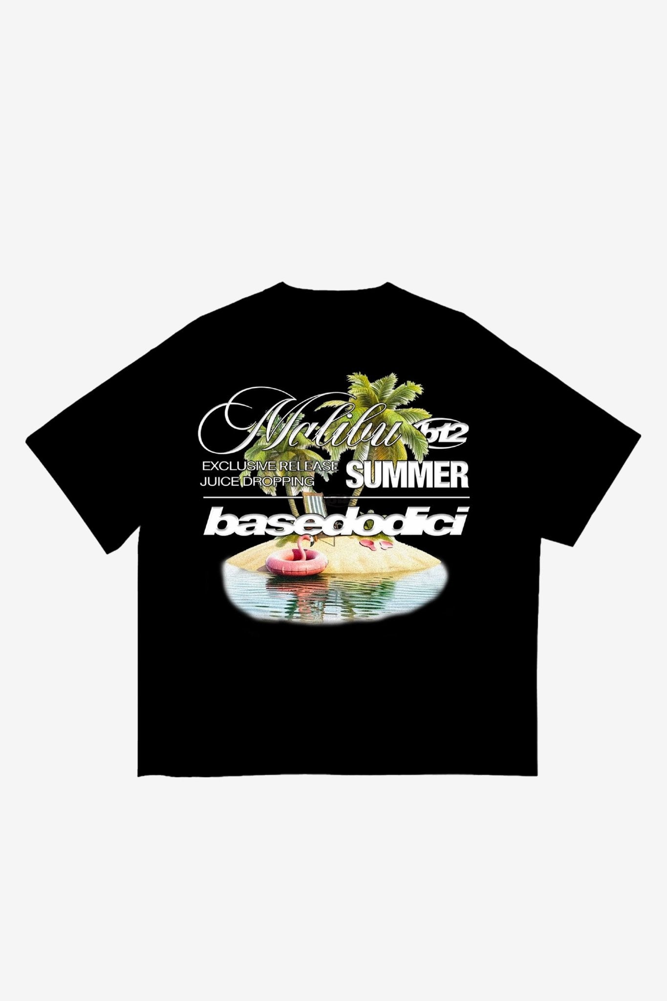 T-Shirt "IBIZA" Island Black - BASEDODICI®