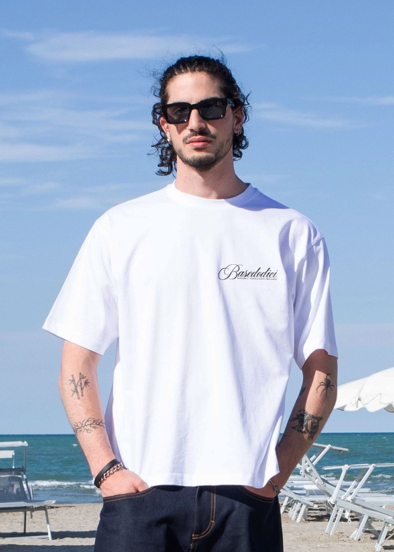 T-Shirt "IBIZA" Island White - BASEDODICI®
