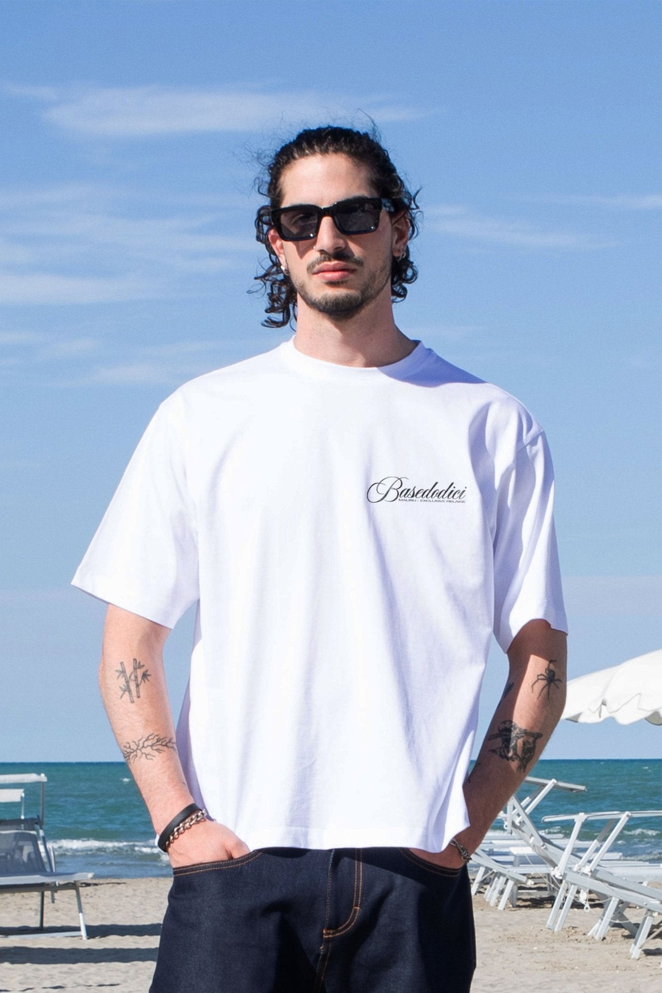 T-Shirt "IBIZA" Island White - BASEDODICI®