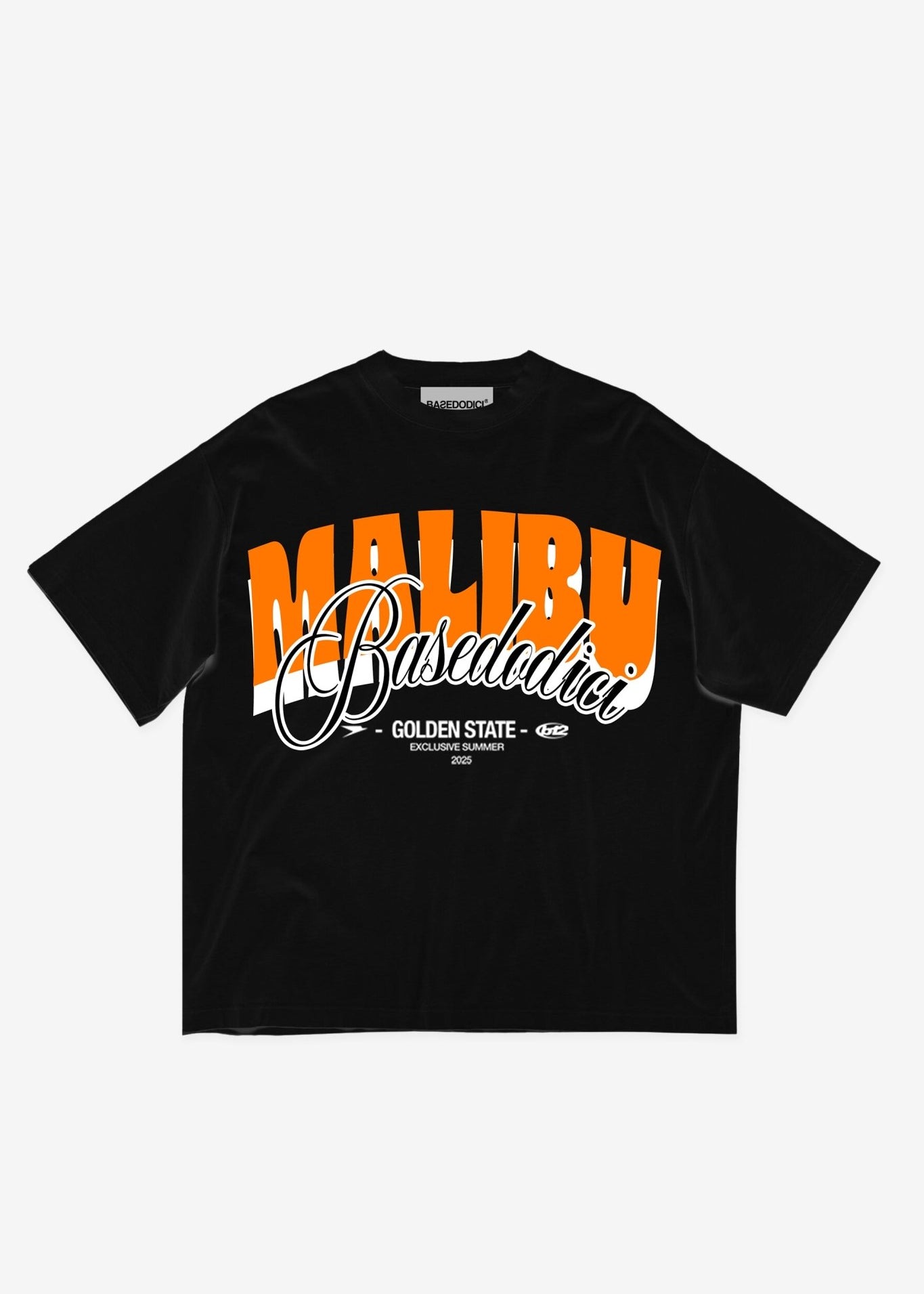 T-Shirt "IBIZA" Malibu Black - BASEDODICI®
