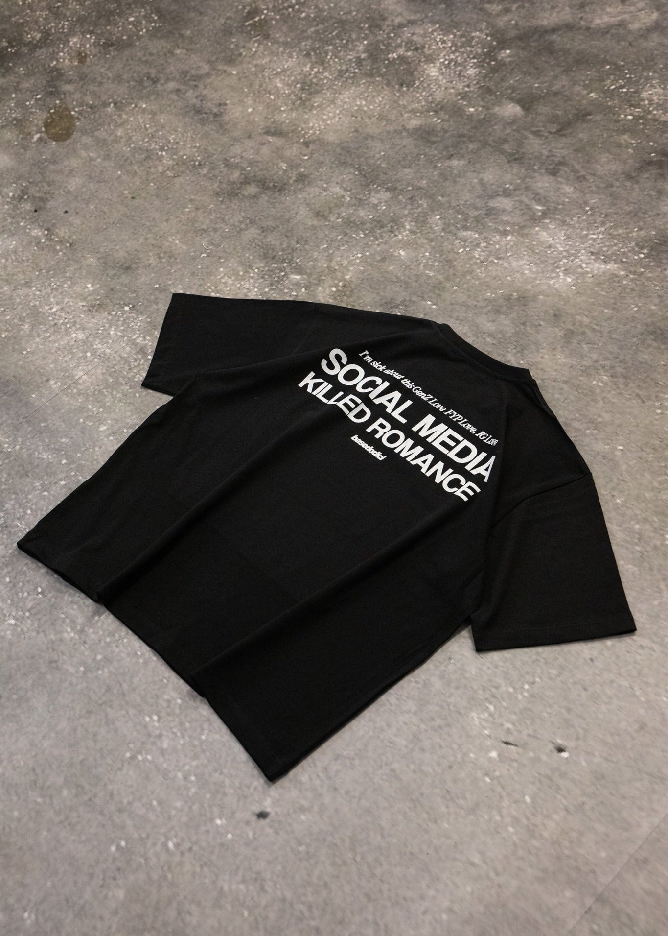 T-Shirt "KILLED ROMANCE" Black - BASEDODICI®