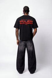 T-Shirt "KILLED ROMANCE" Black/Red - BASEDODICI®