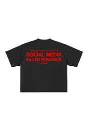 T-Shirt "KILLED ROMANCE" Black/Red - BASEDODICI®