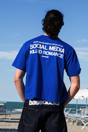 T-Shirt "KILLED ROMANCE" Blue - BASEDODICI®