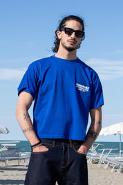 T-Shirt "KILLED ROMANCE" Blue - BASEDODICI®