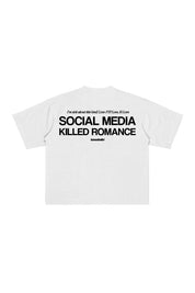 T-Shirt "KILLED ROMANCE" White - BASEDODICI®