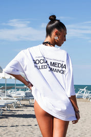 T-Shirt "KILLED ROMANCE" White - BASEDODICI®