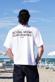 T-Shirt "KILLED ROMANCE" White - BASEDODICI®