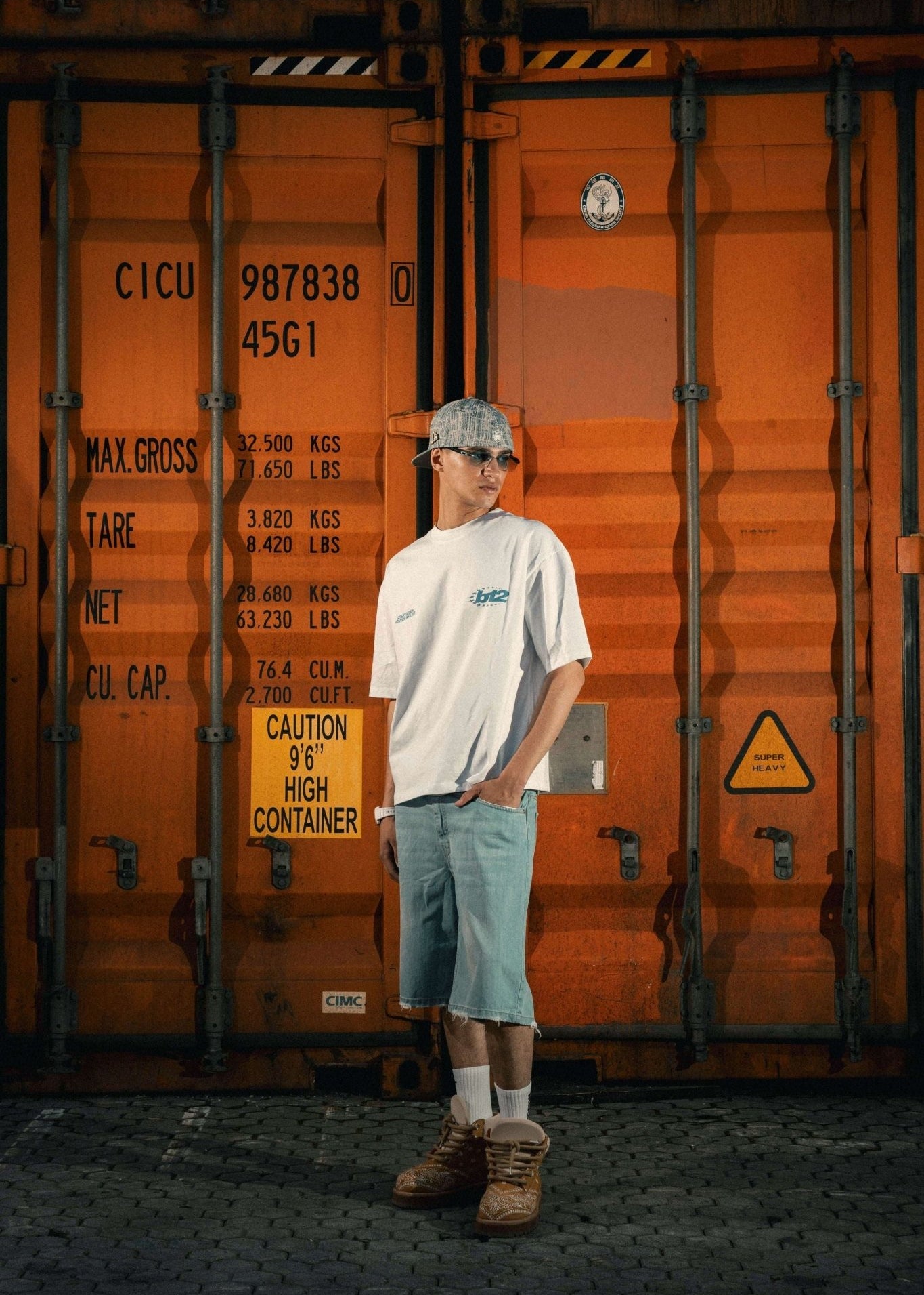 T-Shirt "LAST DELIVERY" BackLogos White - BASEDODICI®