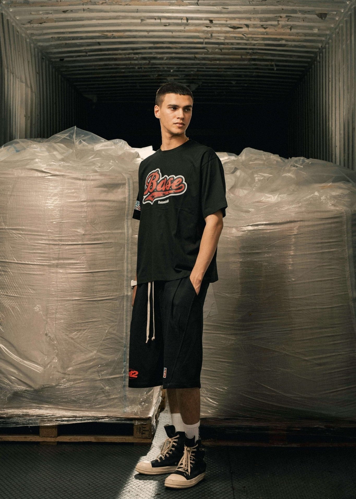 T-Shirt "LAST DELIVERY" League Black - BASEDODICI®