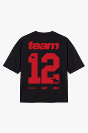 T-Shirt "LAST DELIVERY" Team12 Black - BASEDODICI®