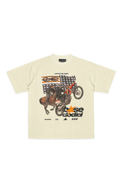 T-Shirt “LIVE FAST” Furious Cream - BASEDODICI®