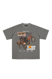 T-Shirt “LIVE FAST” Furious Grey - BASEDODICI®