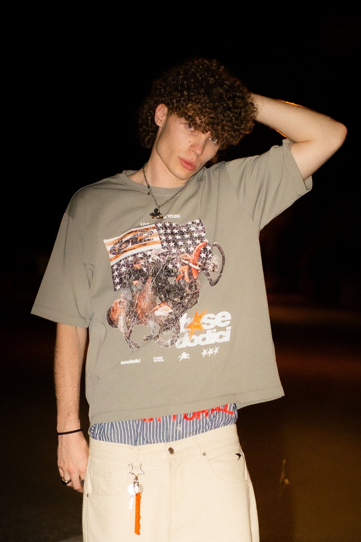 T-Shirt “LIVE FAST” Furious Grey - BASEDODICI®