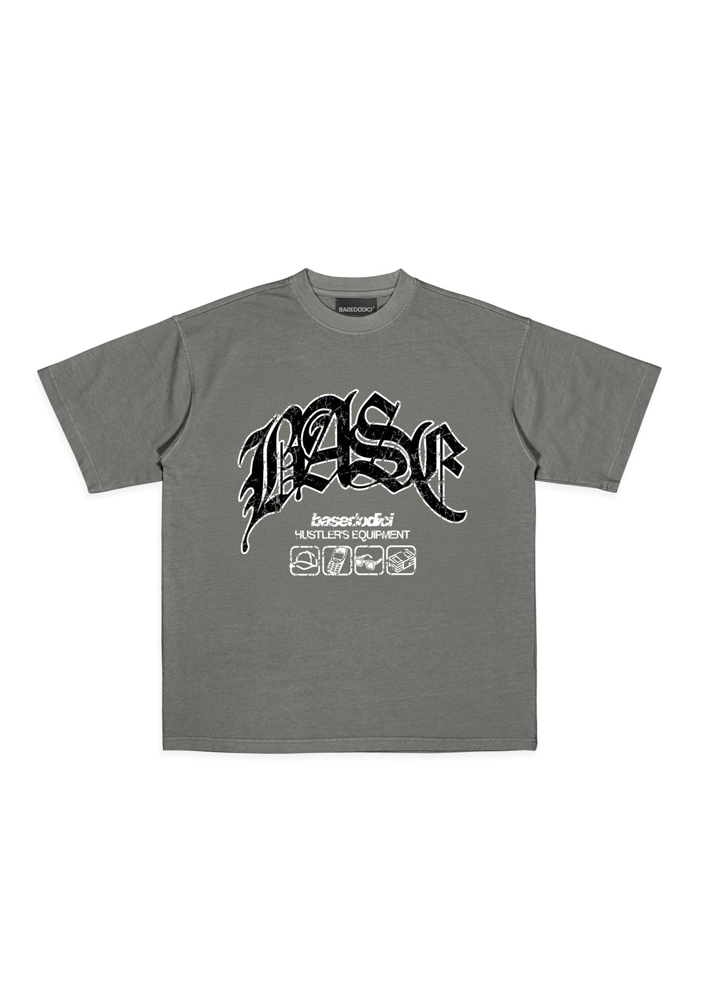 T-Shirt “LIVE FAST” GTA Grey - BASEDODICI®