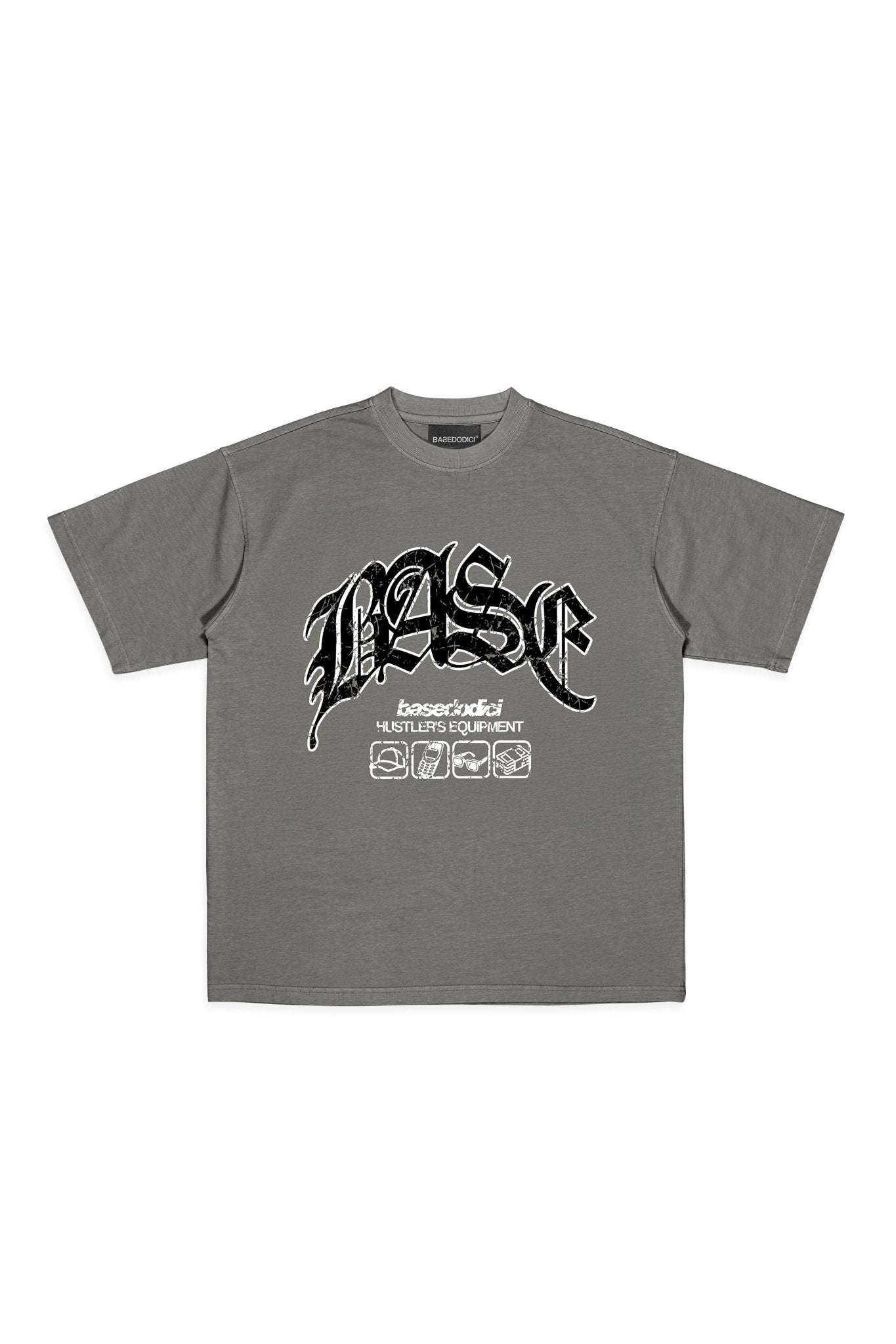 T-Shirt “LIVE FAST” GTA Grey - BASEDODICI®