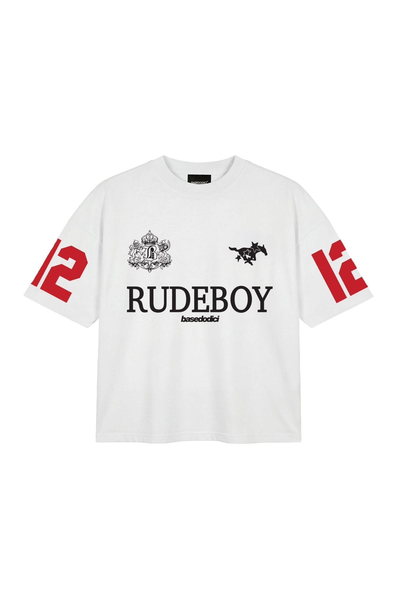 T-Shirt "RUDEBOY LDN" 12 White - BASEDODICI®