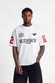 T-Shirt "RUDEBOY LDN" 12 White - BASEDODICI®