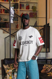 T-Shirt "RUDEBOY LDN" 12 White - BASEDODICI®