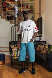 T-Shirt "RUDEBOY LDN" 12 White - BASEDODICI®