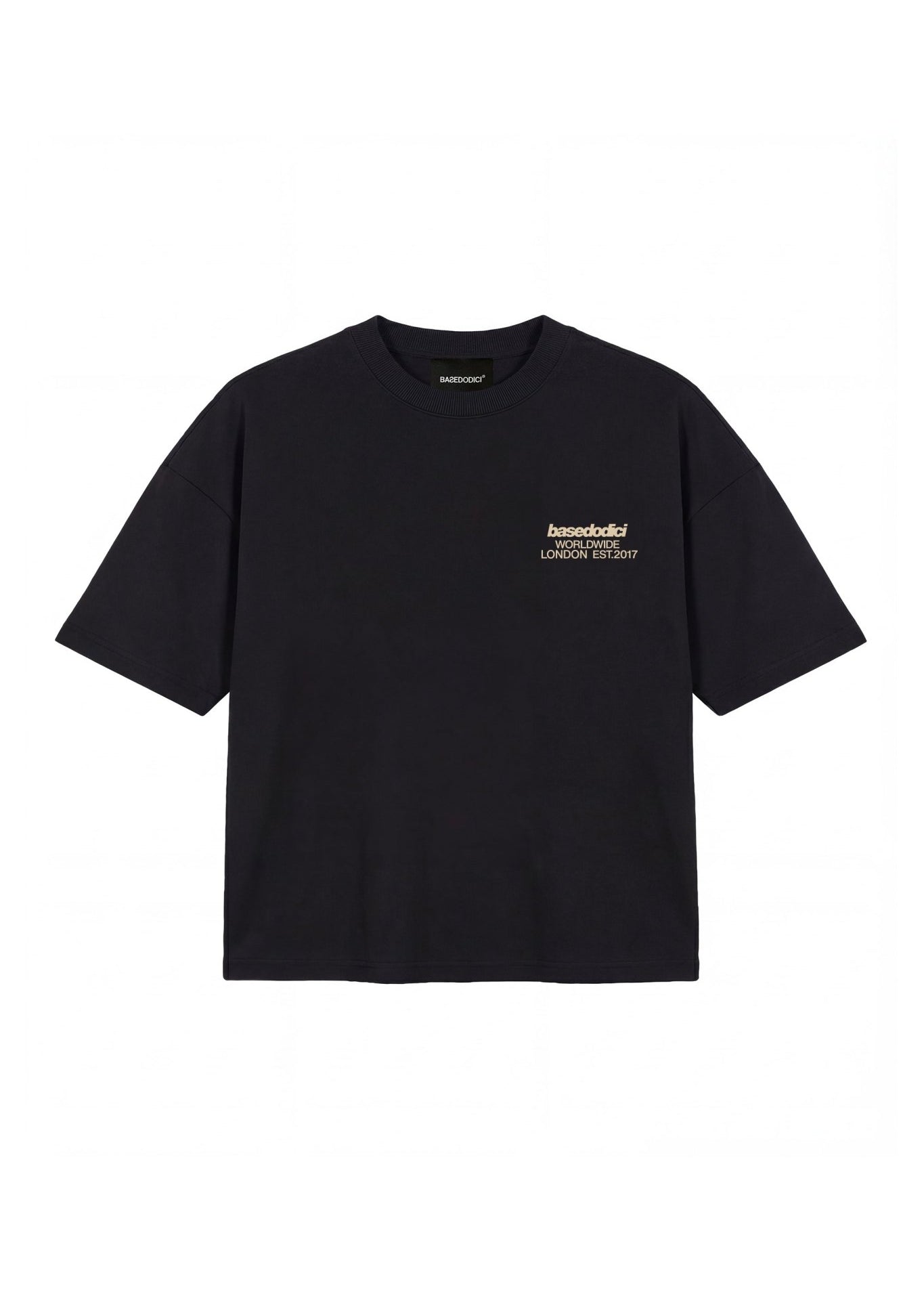 T-Shirt "RUDEBOY LDN" BURBY Black - BASEDODICI®