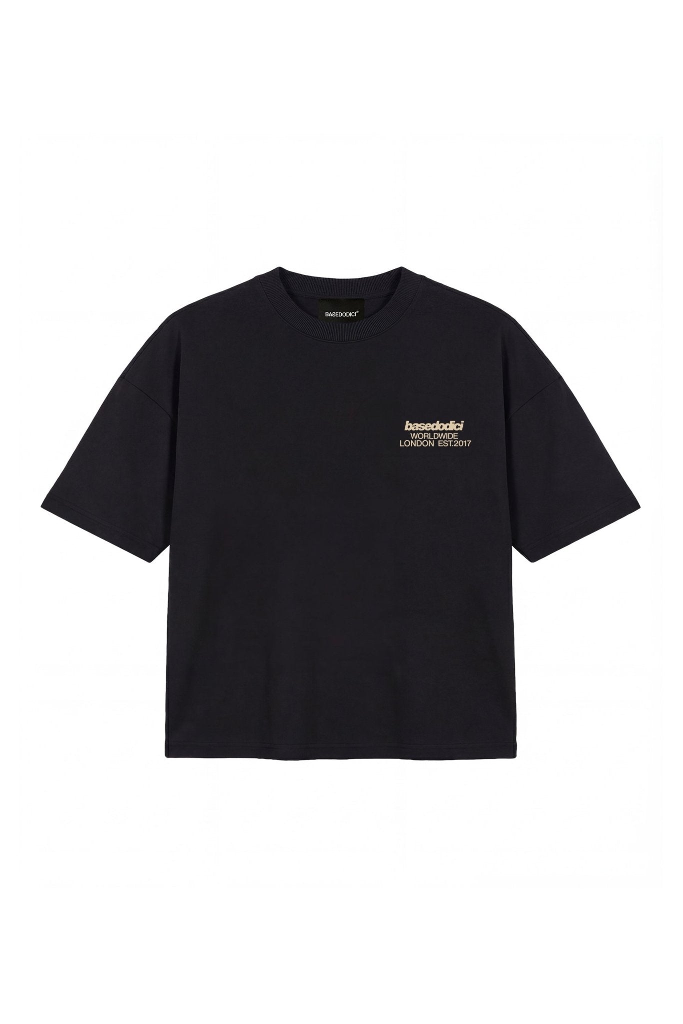 T-Shirt "RUDEBOY LDN" BURBY Black - BASEDODICI®