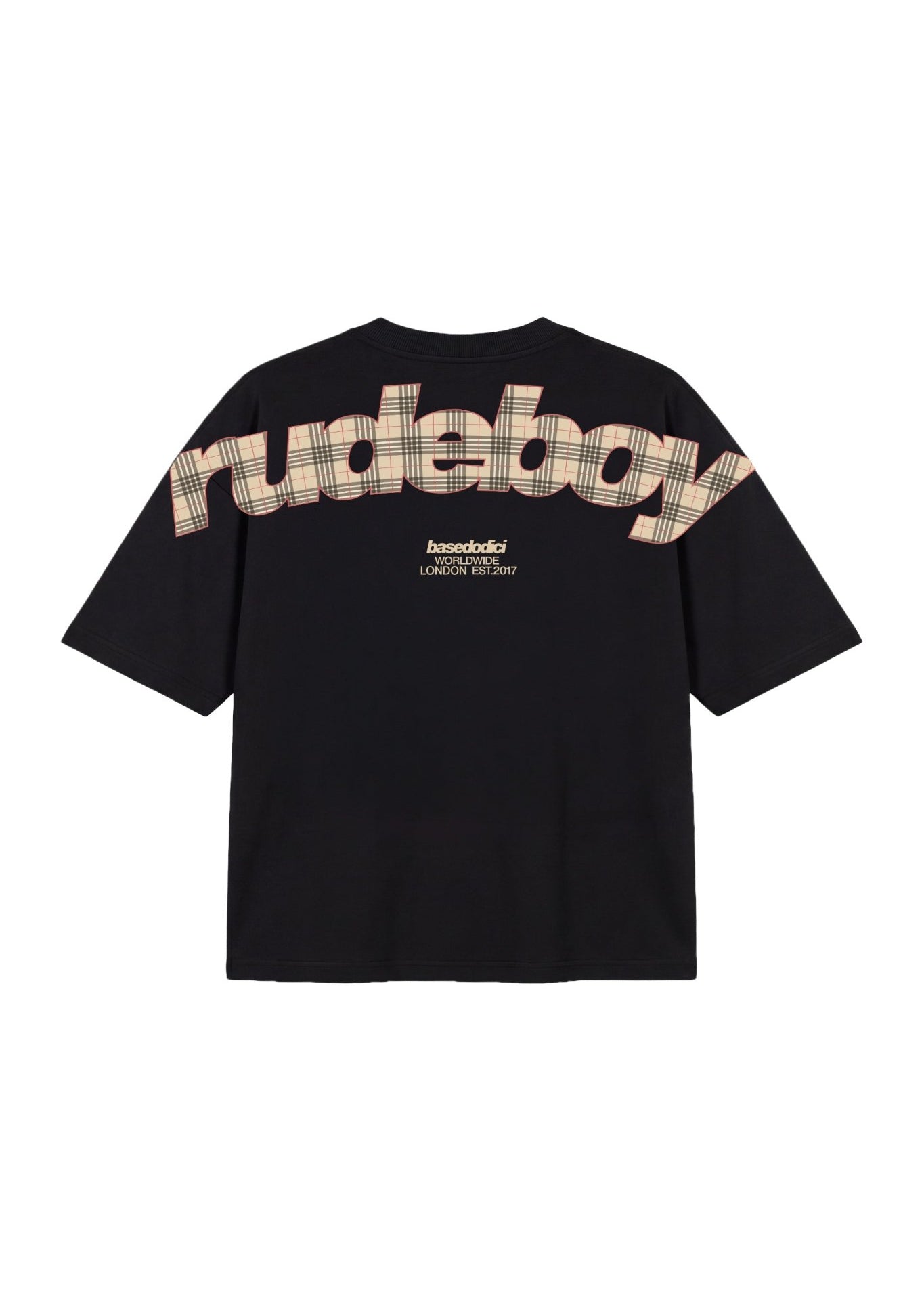 T-Shirt "RUDEBOY LDN" BURBY Black - BASEDODICI®
