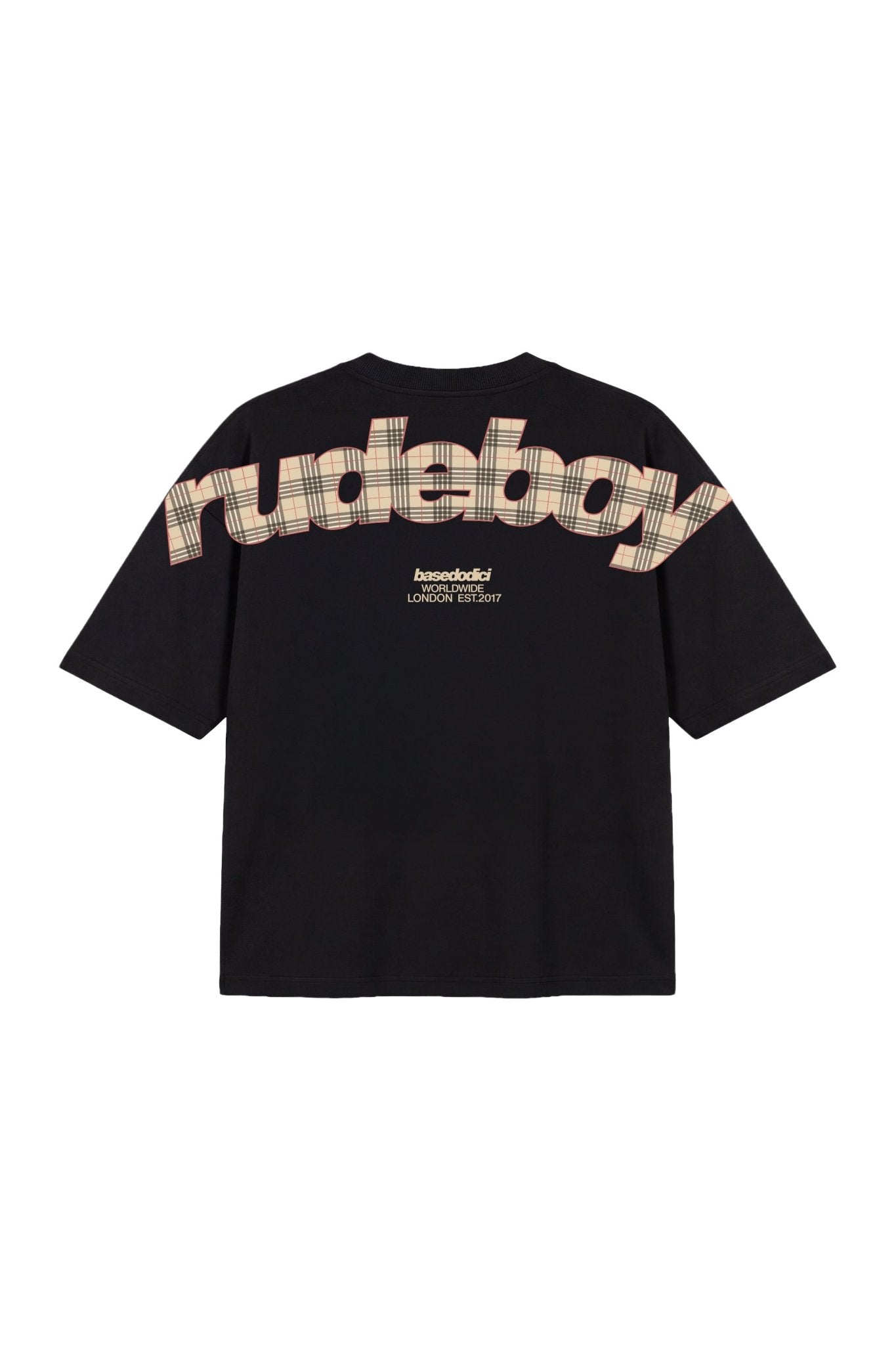 T-Shirt "RUDEBOY LDN" BURBY Black - BASEDODICI®