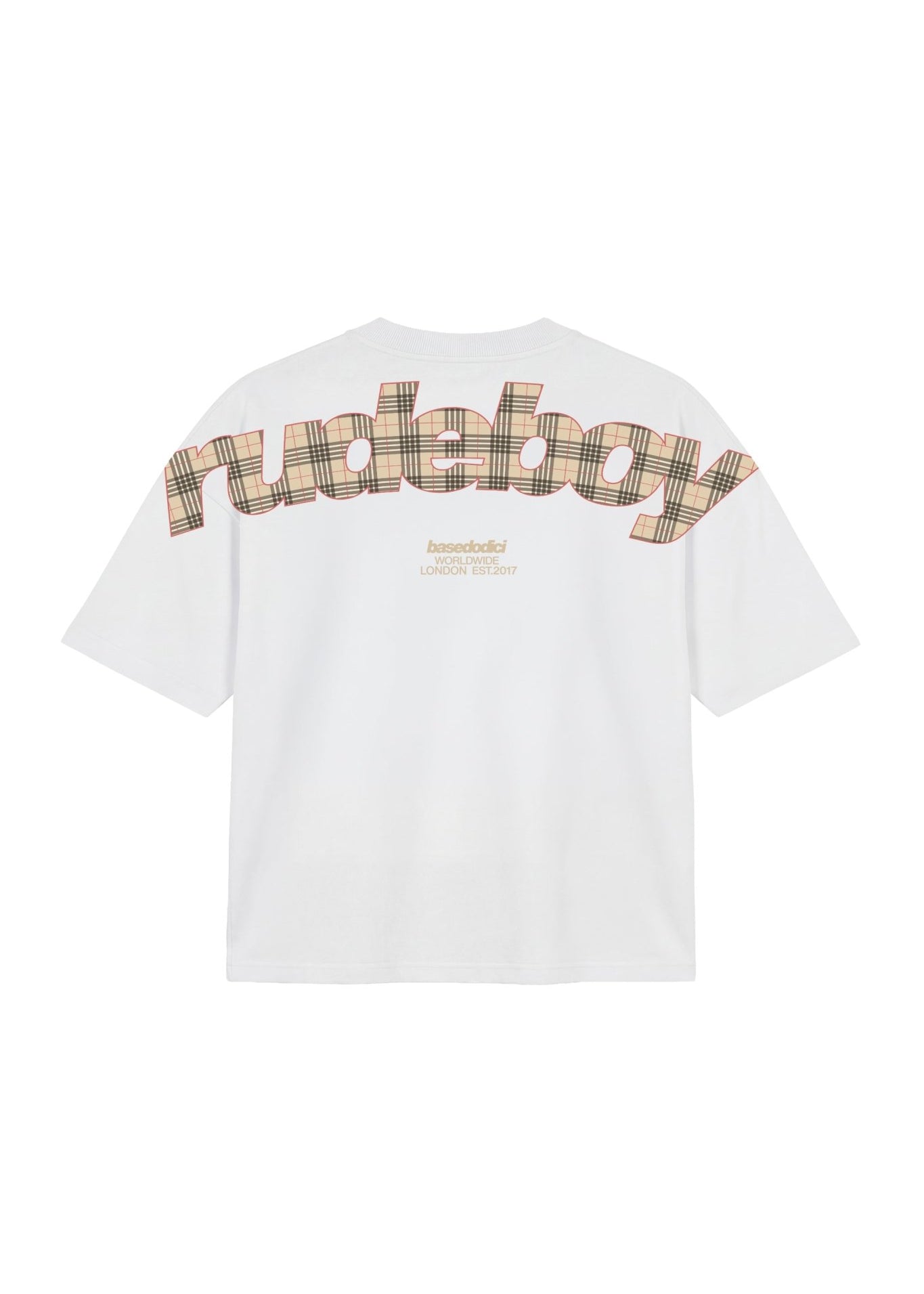 T-Shirt "RUDEBOY LDN" BURBY White - BASEDODICI®