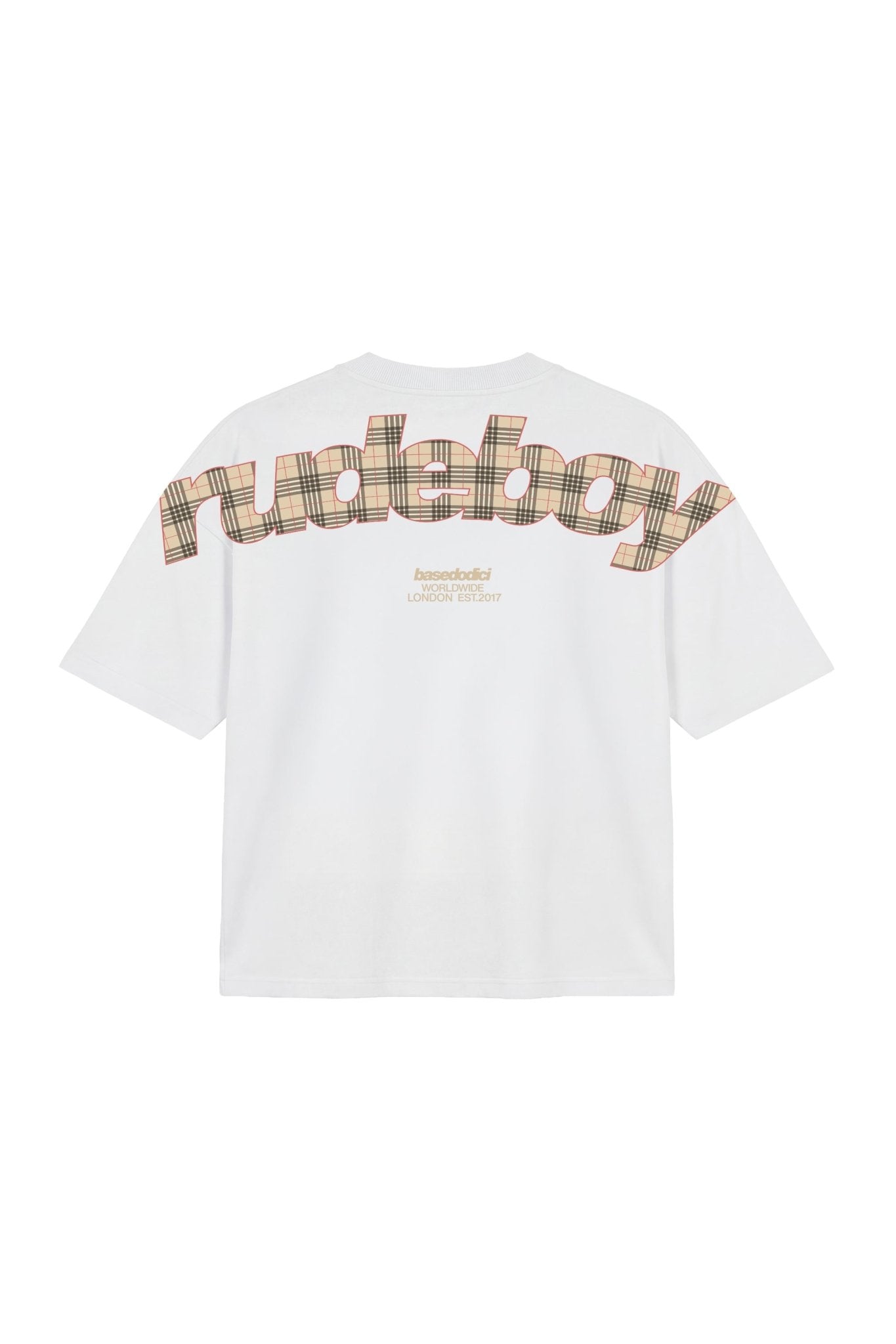 T-Shirt "RUDEBOY LDN" BURBY White - BASEDODICI®