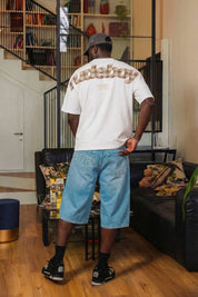 T-Shirt "RUDEBOY LDN" BURBY White - BASEDODICI®