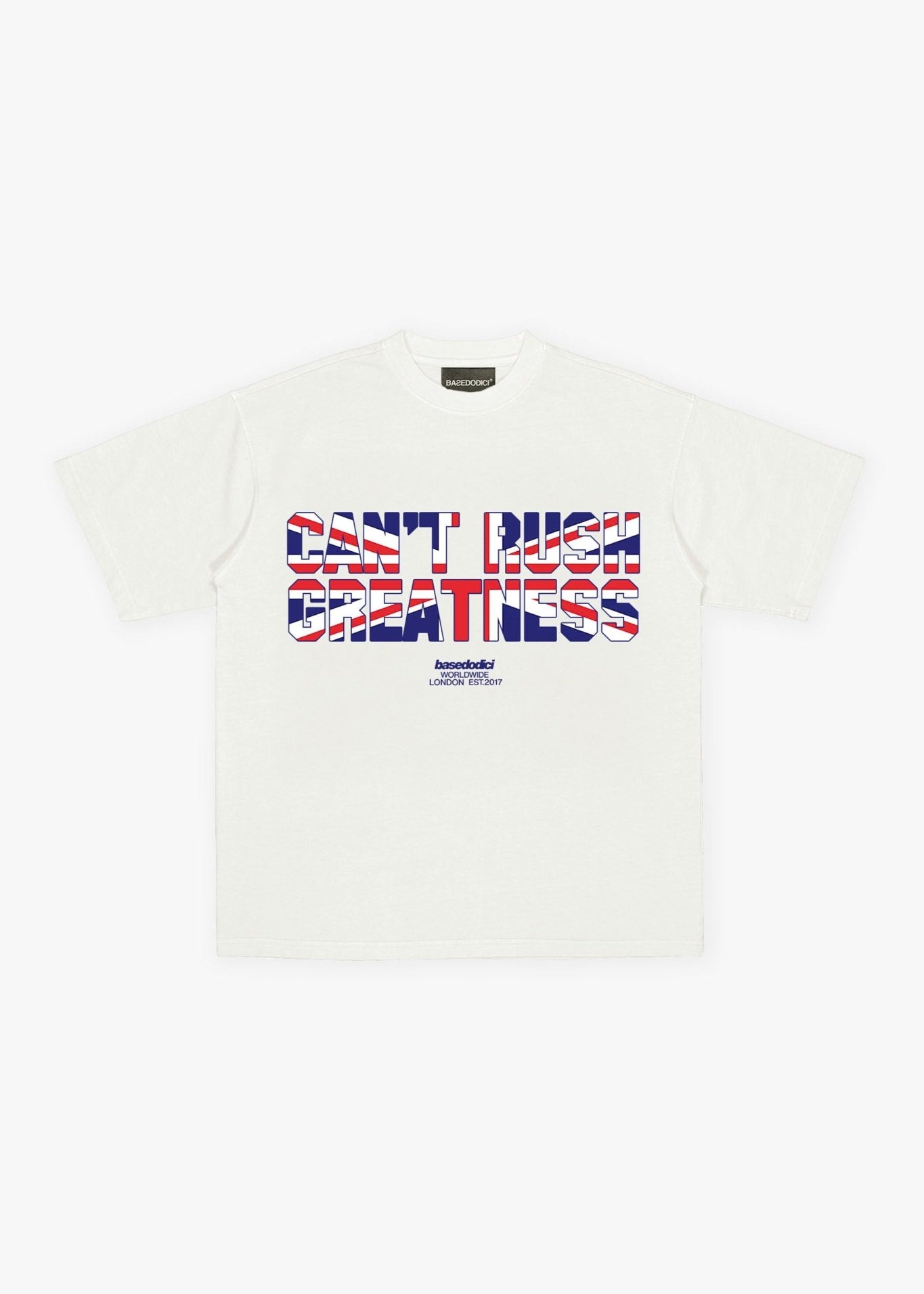 T-Shirt "RUDEBOY LDN" CantRush White - BASEDODICI®